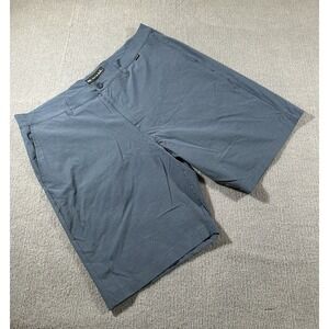 Travis‎ Mathew Golf Shorts Mens Size 38 Navy Blue Flat Front Performance Casual